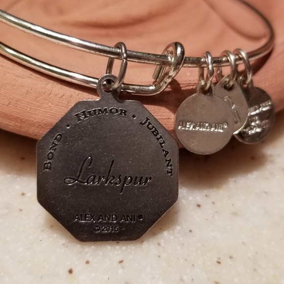 Alex and Ani, Larkspur Limited Edition Bangle - Picture 5 of 6